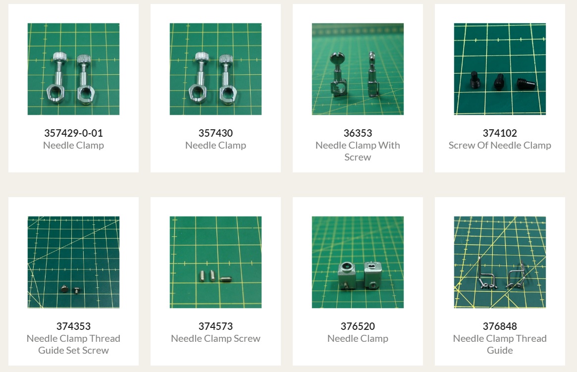 G1362C,Needle Clamp Set G1362C,MERRYLOCK,Domestic Sewing Machine Spare Parts,Household Sewing Machine Spare Parts,SECO 